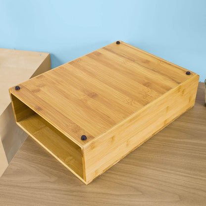 Kaffeekapsel Box | Kapselspender | Aufbewahrungsbox Bambus | FRG83-N - Palo24