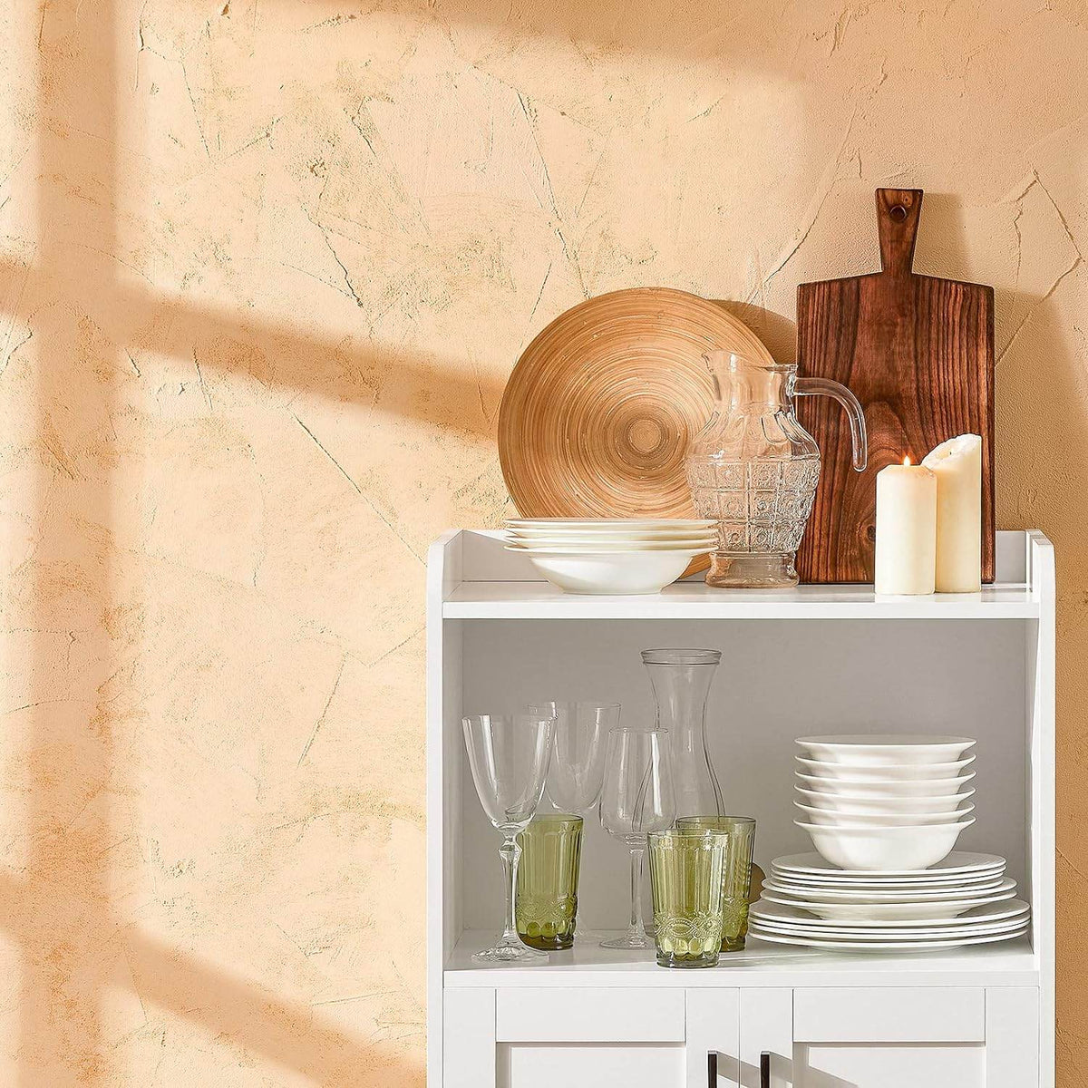 Küchenschrank | Sideboard | Flurschrank | Mikrowellenschrank | FSB47-W - Palo24
