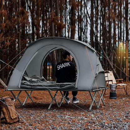 4in1-Zelt | Feldbett | Campingliege | Schlafsack | OGS60-L-HG - Palo24