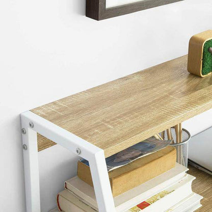 Schreibtisch | Bürotisch | Arbeitstisch | Weiss-Natur - Palo24