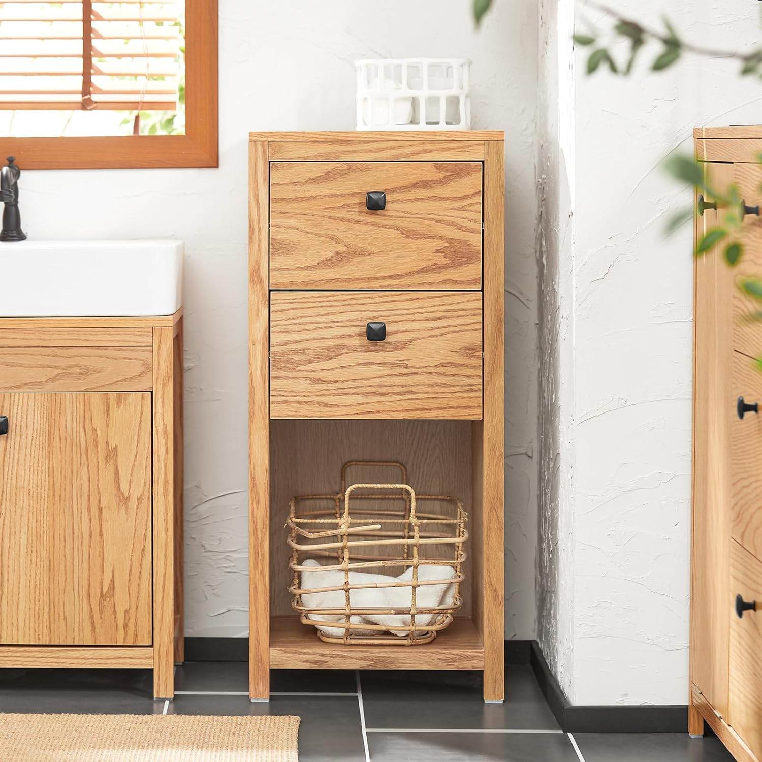 Badschrank Badkommode Flurschrank Natur BZR99-N - Palo24