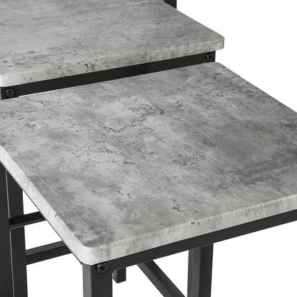 Bartisch mit 4 Hockern | Bartisch set | 5-teilig | OGT11-HG - Palo24