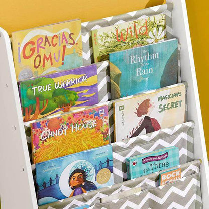 Kinderbücherregal | Zeitungsständer | Aufbewahrungsregal Für Kinder | KMB50-HG - Palo24