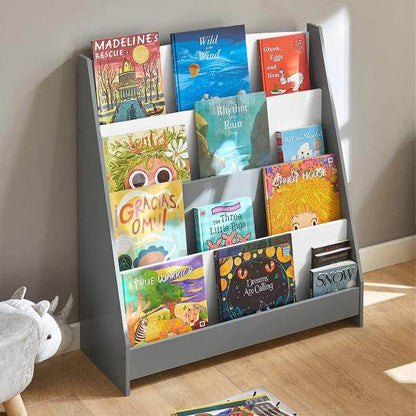 Kinderbücherregal | Zeitungsständer | Aufbewahrungsregal Für Kinder | KMB32-HG - Palo24