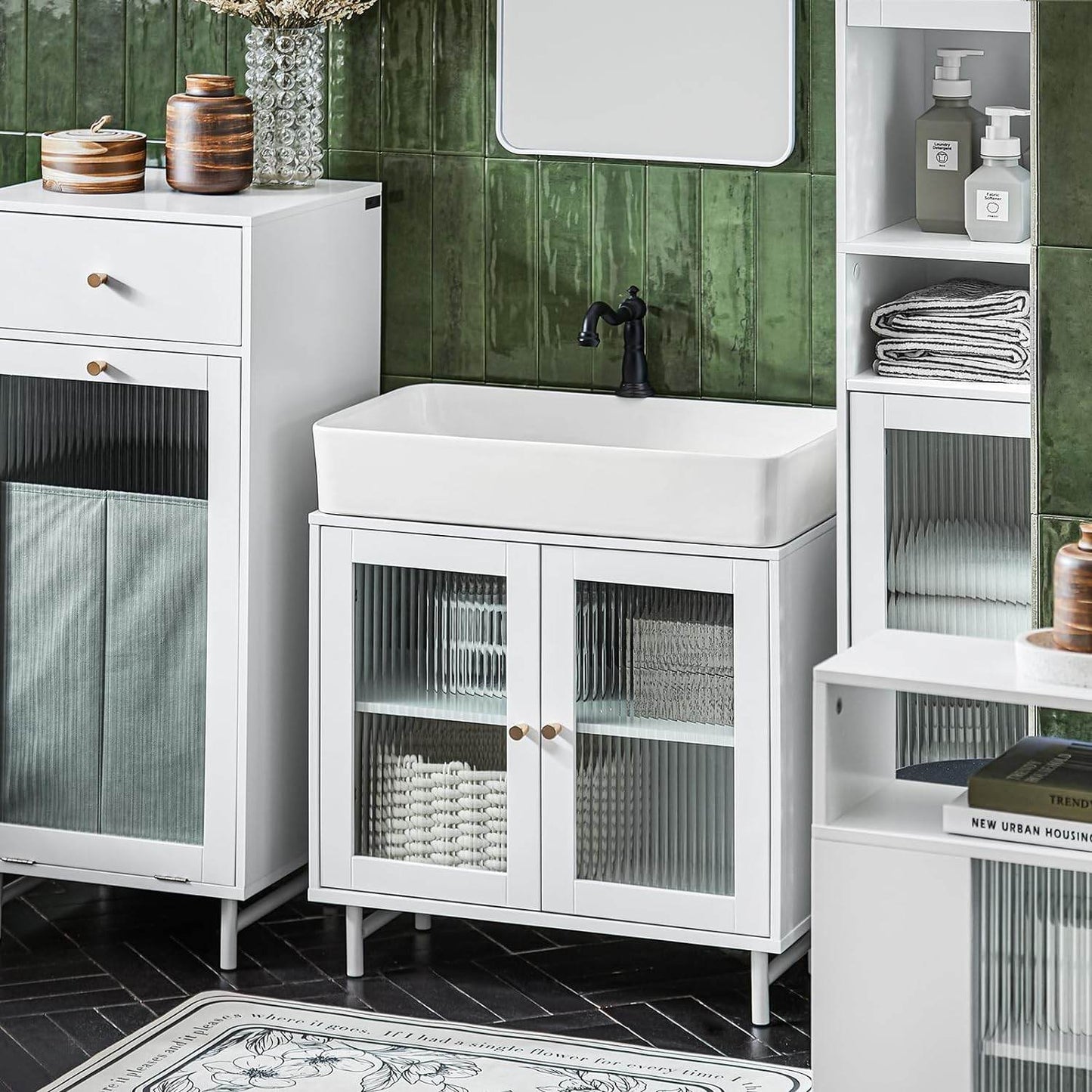 Waschbeckenunterschrank | Badschrank | Waschtisch | Badmöbel | BZR115-W - Palo24