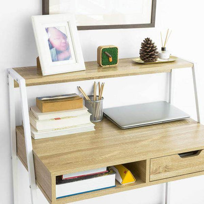 Schreibtisch | Bürotisch | Arbeitstisch | Weiss-Natur - Palo24
