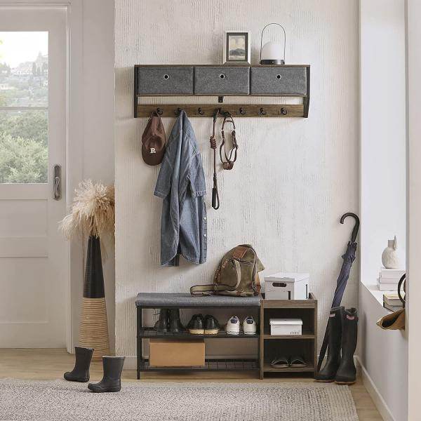 Wandgarderobe | Hängeregal | Flurgarderobe Vintage - Palo24