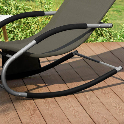 2-er Set Gartenliege | Sonnenliege mit Tasche | Liegestuhl Braun | OGS28-BRx2 - Palo24
