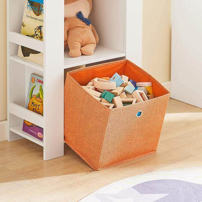 Kinderbücherregal | Spielzeugtruhe | Aufbewahrungsregal Für Kinder | Weiss - Palo24