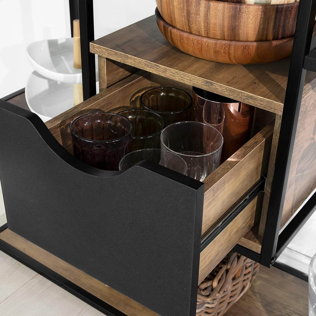 Konsolentisch mit Metallrahmen | Flurtisch | Sideboard | FSB56-F - Palo24