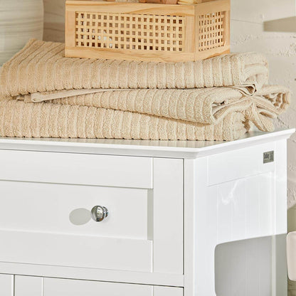 Badkommode mit 1 Schublade | Badzimmerschrank | Sideboard | Gelb | BZR120-W - Palo24