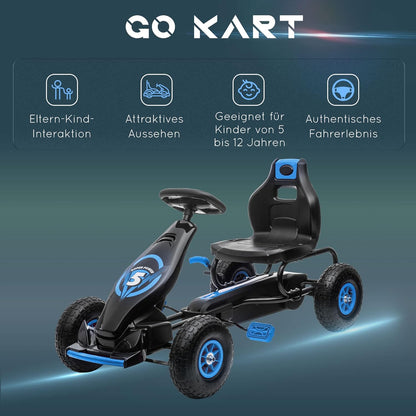 Kinderfahrzeug mit verstellbarem Sitz und Gummireifen