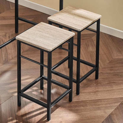 Bartisch mit 4 Hockern | Bartisch set | 5-teilig | OGT11-N - Palo24
