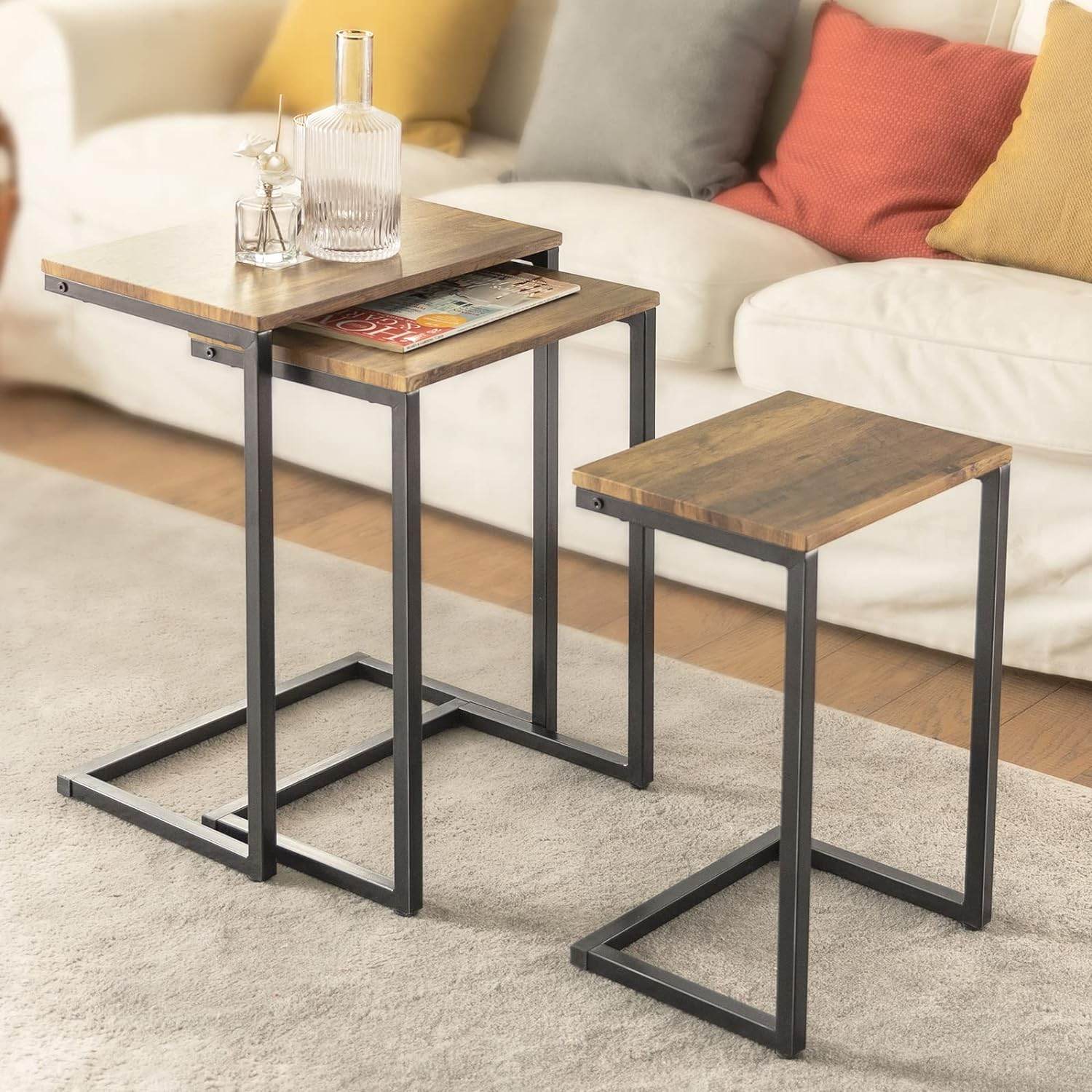 3er Set Beistelltische | Sofatisch | Couchtisch | FBT102-F - Palo24