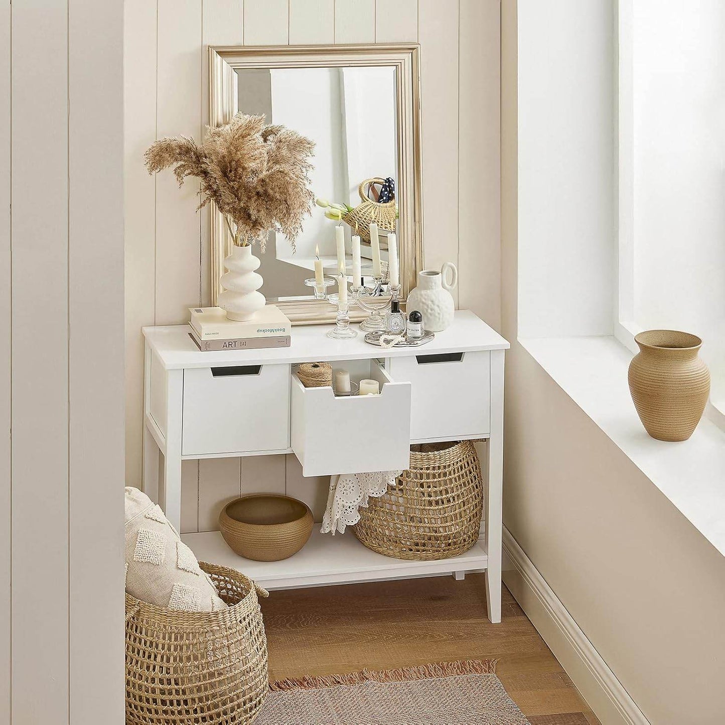 Konsolentisch Weiss Sideboard | Flurtisch | FSB51-W - Palo24