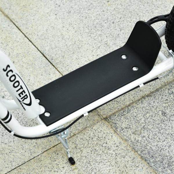 Tretroller Scooter Cityroller verstellbar Aluminium Weiss - Palo24