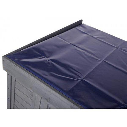 2er-Fahrradgarage HWC-H63b, Fahrradbox Geräteschuppen Gerätehaus, abschließbar MVG-zertifiziert 155x205x107cm ~ grau - Palo24