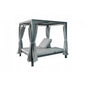 Lounge-Gartenliege XL Sonnenliege Bali-Liege Doppelliege Outdoor-Bett, 10cm-Polster aus Olefin Alu ~ grau - Palo24