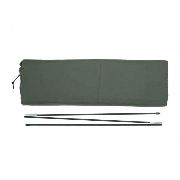 Lounge-Gartenliege HWC-J66, Sonnenliege inkl. Abdeckhaube Bali-Liege Doppelliege, 10cm-Polster Olefin Alu ~ anthrazit - Palo24