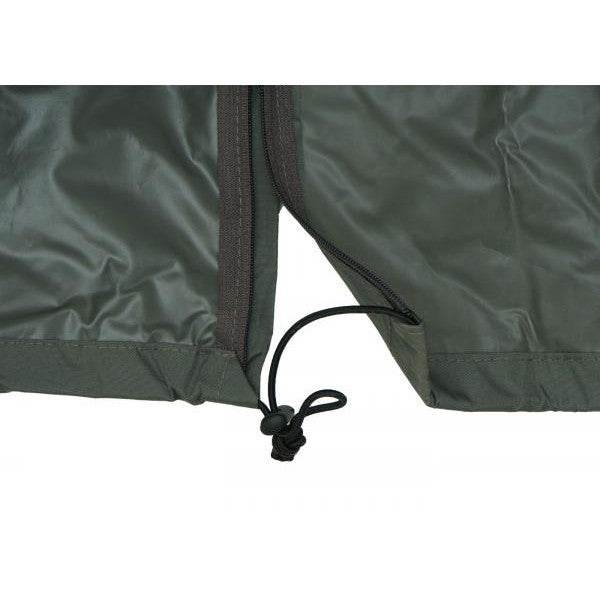 Lounge-Gartenliege Sonnenliege inkl. Abdeckhaube Bali-Liege Doppelliege, 10cm-Polster Olefin Alu ~ grau - Palo24