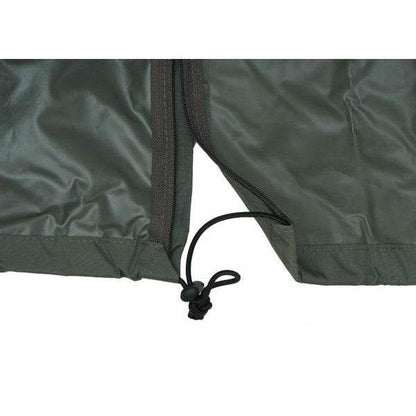 Lounge-Gartenliege Sonnenliege inkl. Abdeckhaube Bali-Liege Doppelliege, 10cm-Polster Olefin Alu ~ grau - Palo24