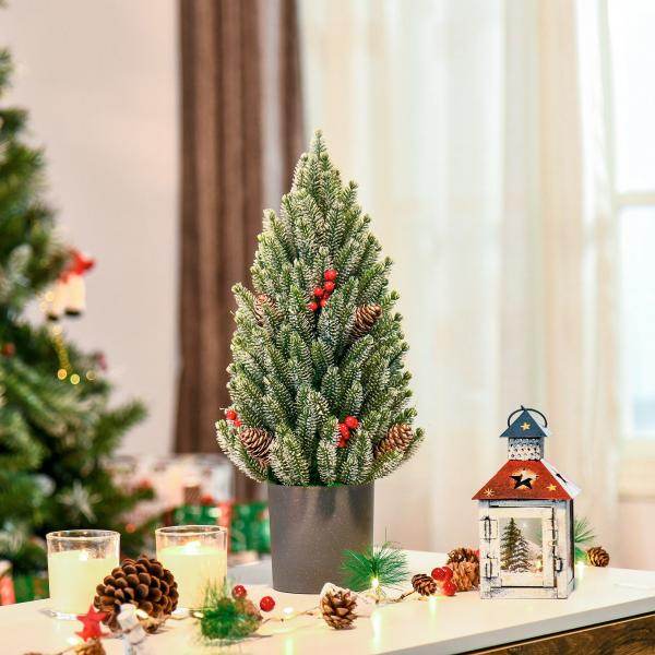 Künstlicher Weihnachtsbaum 27 cm x 27 cm x 47 cm - Palo24