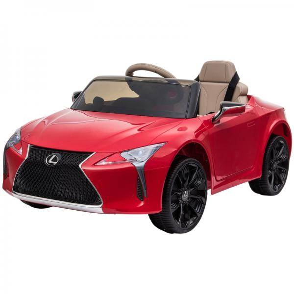 Kinderauto von Lexus Kinderfahrzeug für 3-6 Jahre Elektroauto mit MP3 Musik Rot - Palo24