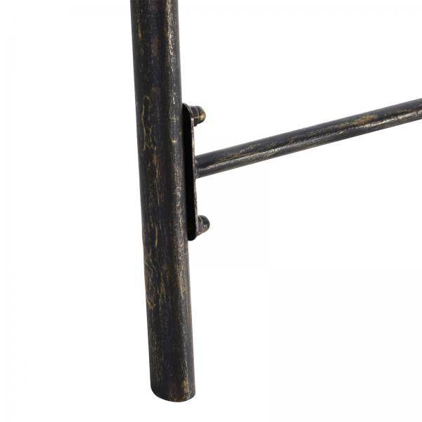 Gartenschaukel für 2 Personen Hollywoodschaukel Schaukelbank Metall Bronze - Palo24