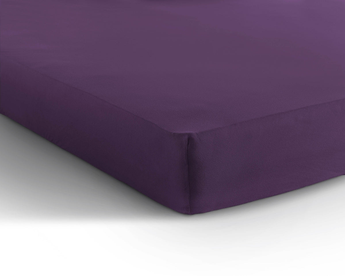 Einzel Jersey 135 gr. Spannbettlaken Lila 140 x 200 cm - Palo24