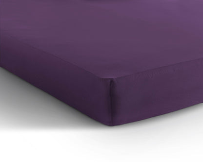 Einzel Jersey 135 gr. Spannbettlaken Lila 140 x 200 cm - Palo24