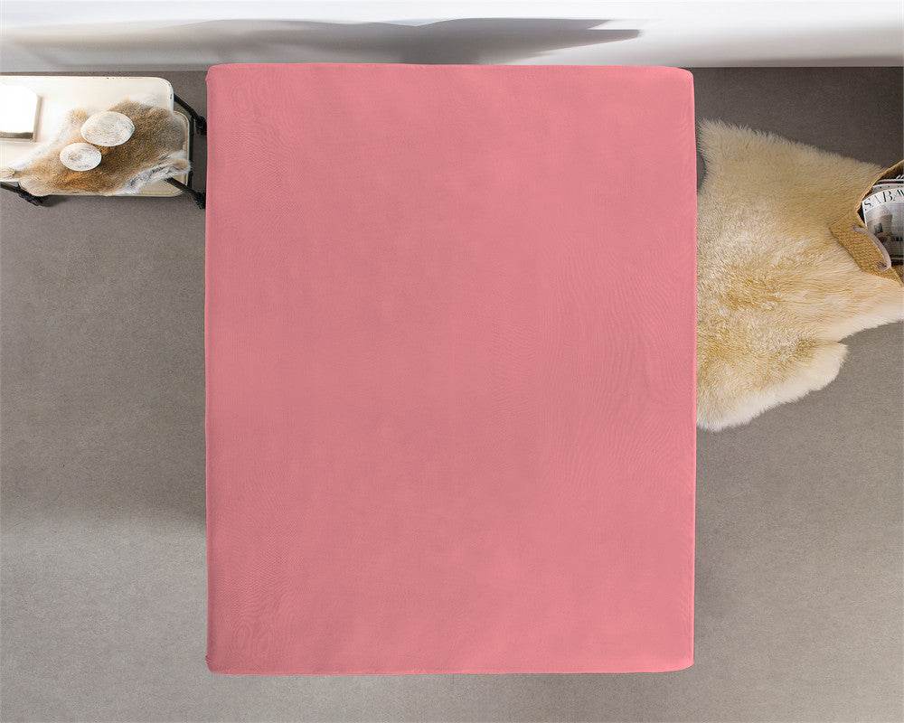 Einzel Jersey 135 gr. Spannbettlaken Rose 140 x 200 cm - Palo24
