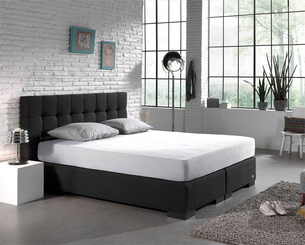 Doppelt Jersey 220 gr. Spannbettlaken Weiss 190/200 x 220/230 cm - Palo24