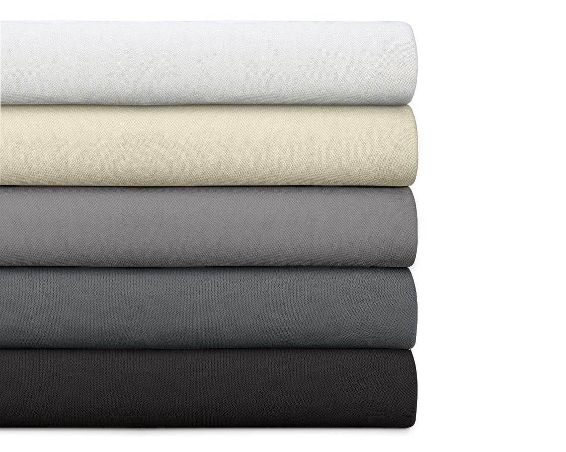 Doppelt Jersey 220 gr. Spannbettlaken Anthrazit 140 x 200/220 cm - Palo24