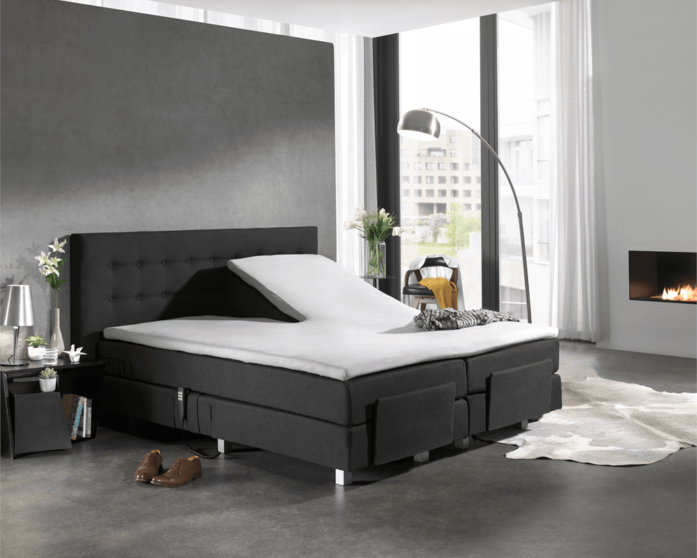 Split Topper Jersey Spannbettlaken Weiss 180 x 220 cm - Palo24