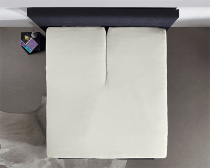 Split Topper Jersey Spannbettlaken Creme 140 x 200 cm - Palo24