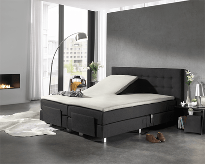 Split Topper Jersey Spannbettlaken Creme 180 x 200 cm - Palo24