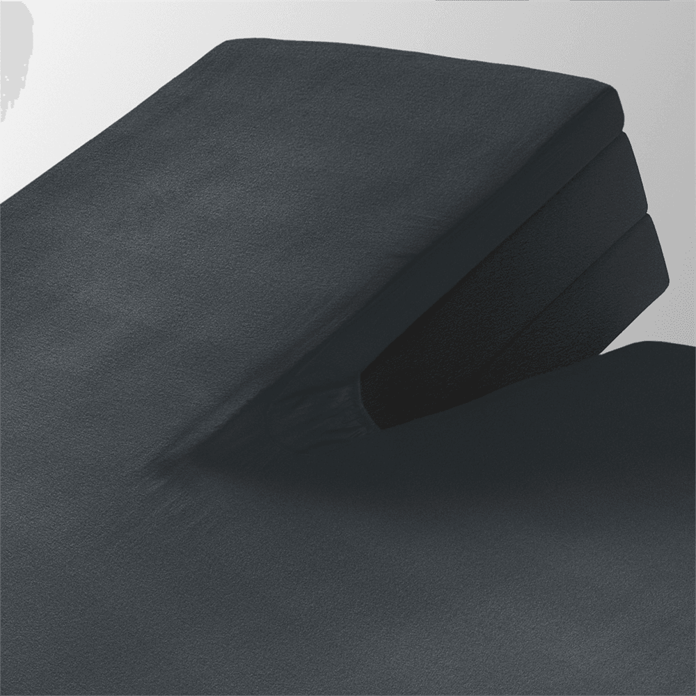 Split Topper Jersey Spannbettlaken Anthrazit 140 x 200 cm - Palo24