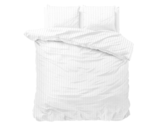 Bettbezug Dallas Weiss 240 x 220 cm - Palo24