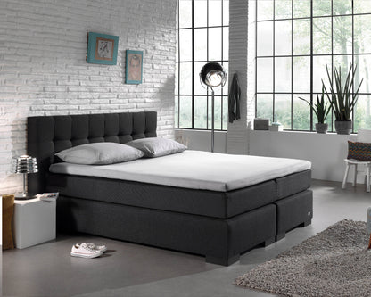 Jersey Topper Spannbettlaken Weiss 120/140 x 200/220 cm - Palo24