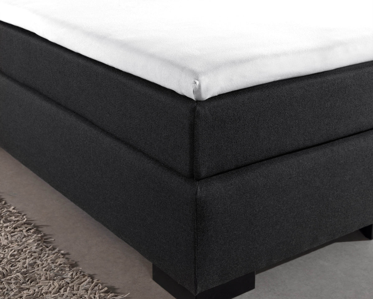 Jersey Topper Spannbettlaken Weiss 180 x 200/220 cm - Palo24