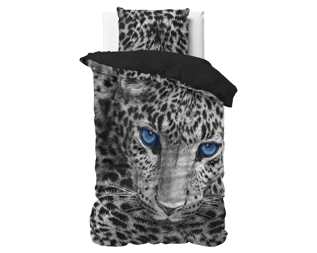 Bettbezug Gepard Grau 135x200 cm - Palo24