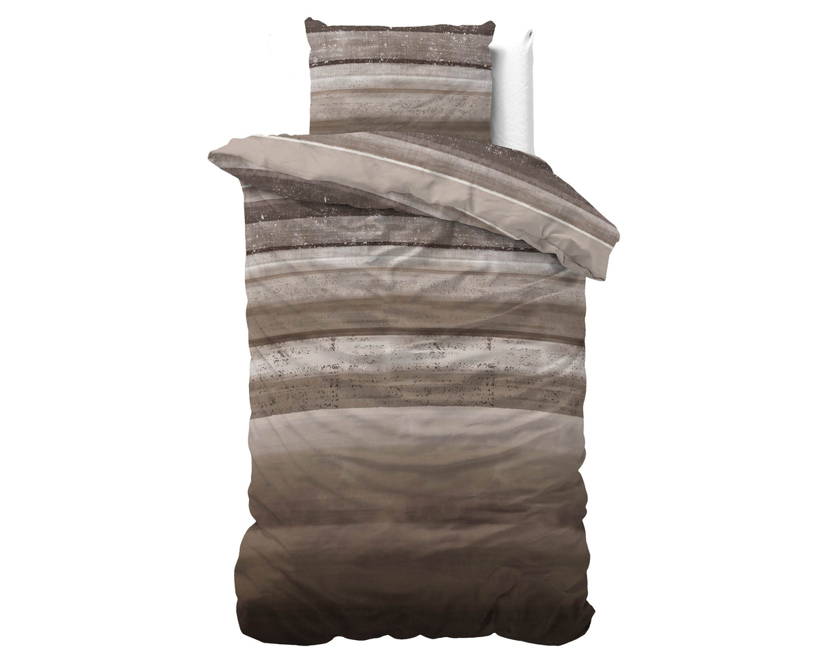 Bettbezug Marcus Taupe 140 x 220 cm - Palo24