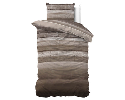Bettbezug Marcus Taupe 140 x 220 cm - Palo24