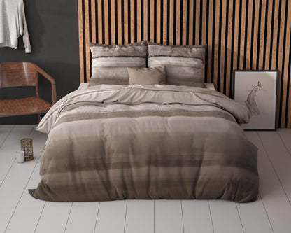 Bettbezug Marcus Taupe 200 x 220 cm - Palo24
