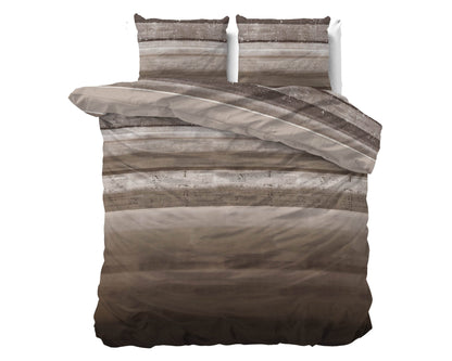 Bettbezug Marcus Taupe 200 x 220 cm - Palo24