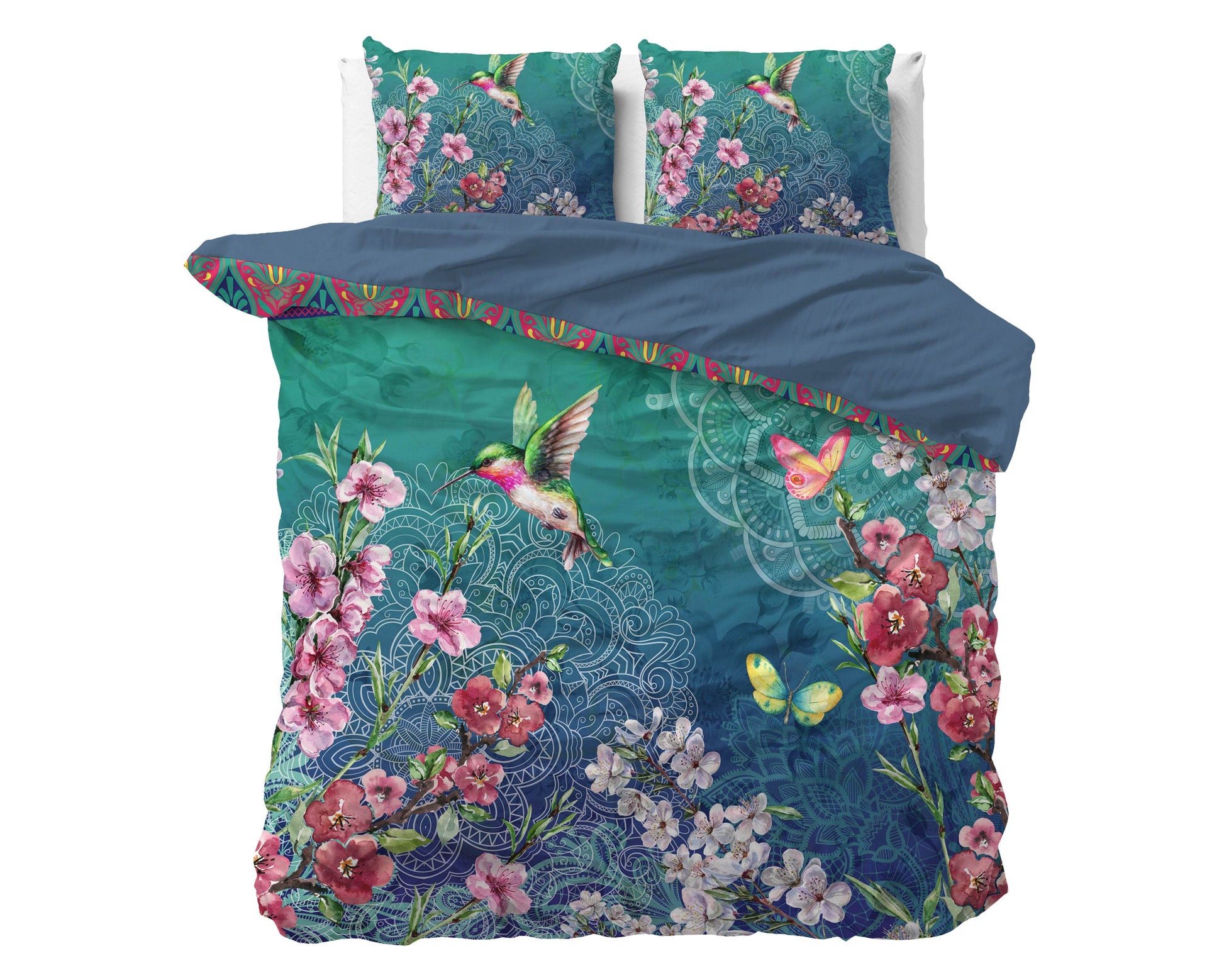 Bettbezug Brenda blau 200 x 220 cm - Palo24