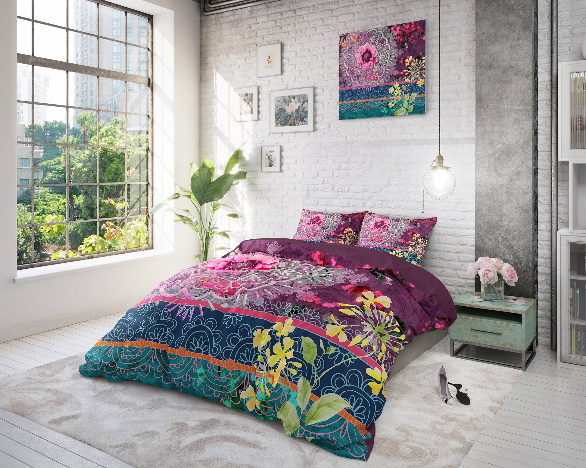 Bettbezug Marjo Multi 240 x 220 cm - Palo24