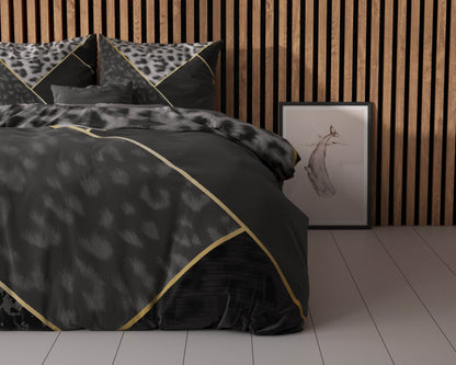 Bettbezug Panther Vibe Anthrazit 200 x 220 cm - Palo24