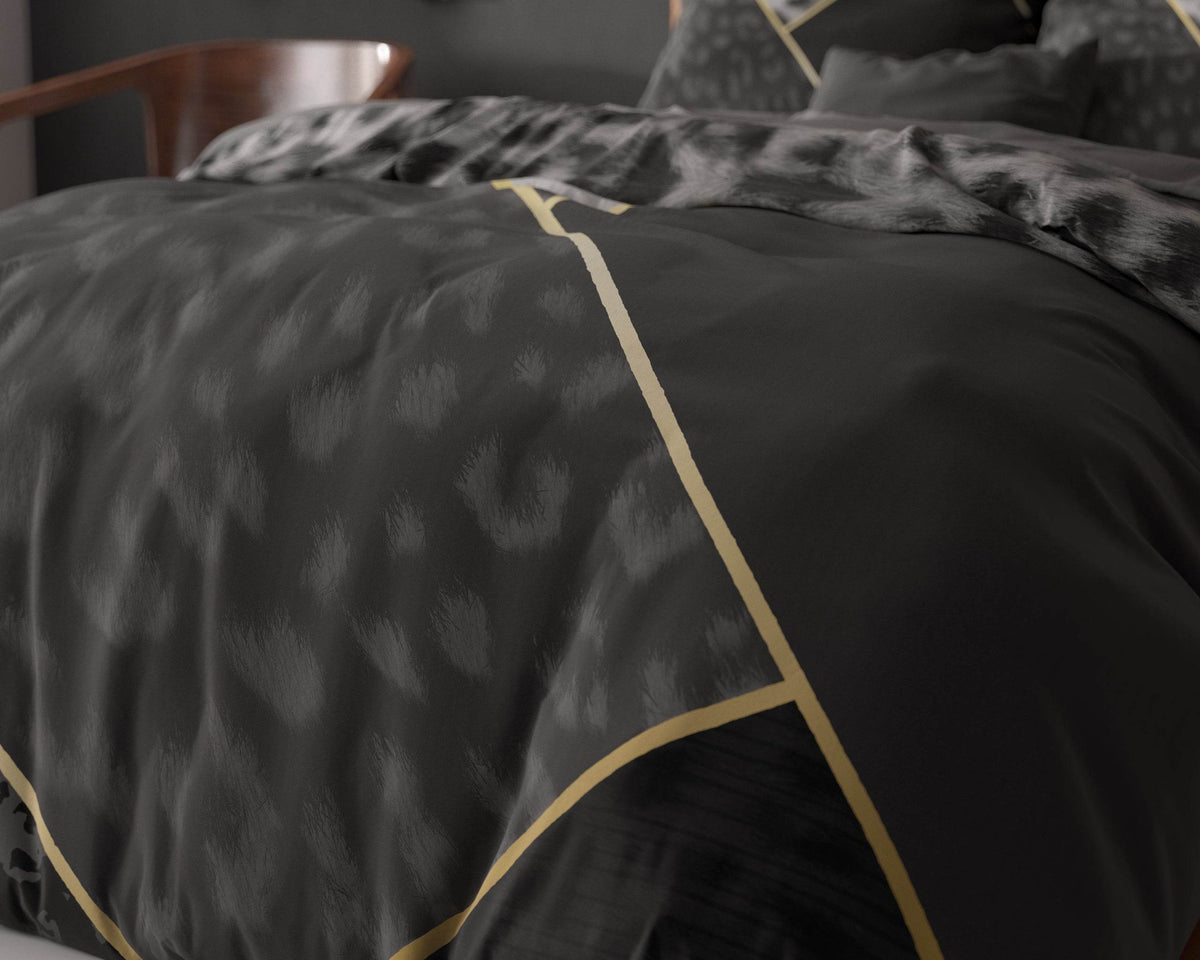 Bettbezug Panther Vibe Anthrazit 200 x 220 cm - Palo24