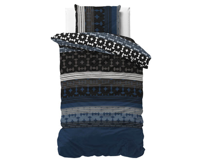 Bettbezug Scanda Navy 140 x 220 cm - Palo24